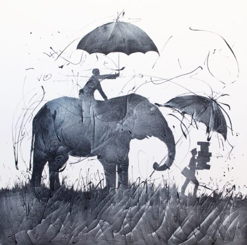 Artwork by Abé Opperman, Summer time, 1.5 m h × 1.5 m w