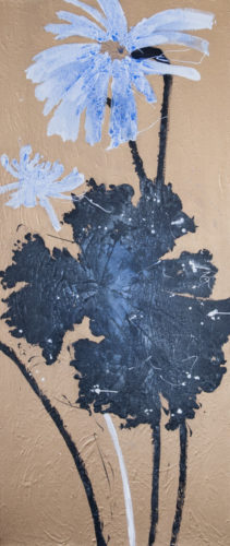 Artwork by Abé Opperman, HASU, 2.3 m H × 1 m W, Acrylic/mix media