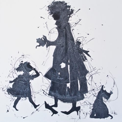 Artwork by Abé Opperman, Tattletale, 1.7 m w × 1.7 m h