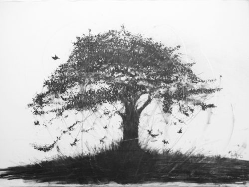 Artwork by Abé Opperman, Carousel tree, 93cm h X 75cm w