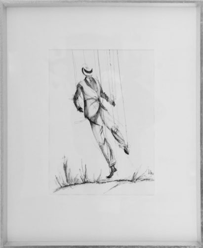 Artwork by Abé Opperman, No strings attached, 68cm h*56cm w