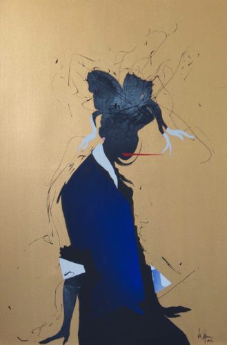 Artwork by Abé Opperman, 1.5 m w × 1.7 m h