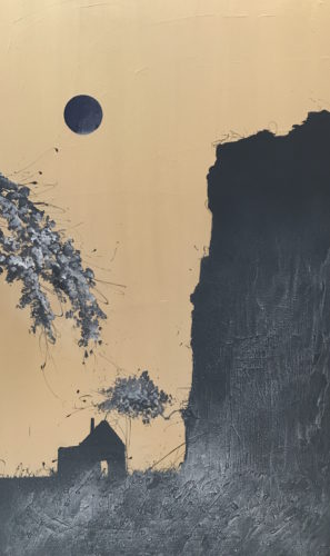 Artwork by Abé Opperman, 1.5 m w × 1.8 m h