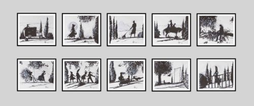 Artwork by Abé Opperman, Sorry, Thank you, I love you, all