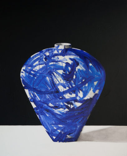 Artwork by Abé Opperman, Abstract ceramic series 1, mix media on canvas, size 1.5 m W × 1.8 m H