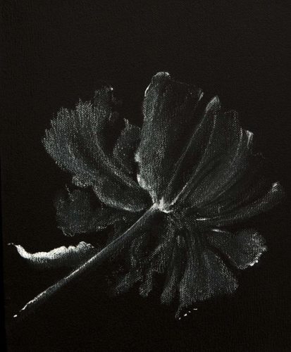 Artwork by Abé Opperman, Love, mix media on canvas, 25cm W x 30cm H