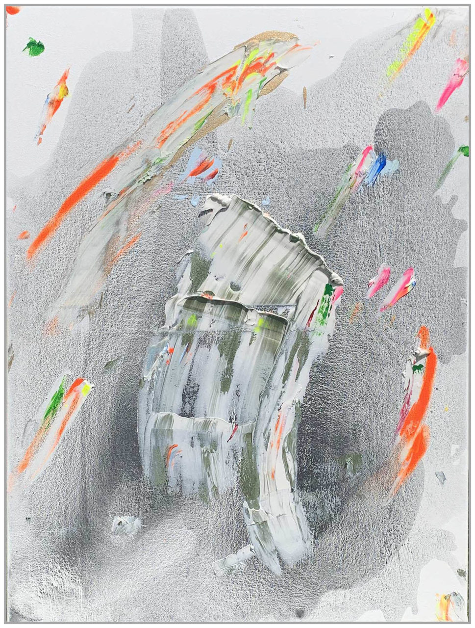 Artwork by Abé Opperman, Delicate, mix media on canvas framed, size 94cm w x 1, 24 m h