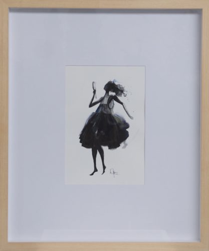 Artwork by Abé Opperman, Ink on paper, 52.5cm w X63cm h