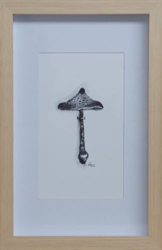 Artwork by Abé Opperman, Ink on paper, 26.5cm w X 40.5cm h